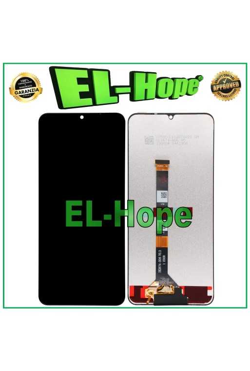 DISPLAY LCD PER OPPO REALME NARZO N53 RMX3761 TOUCH SCREEN VETRO SCHERMO NERO
