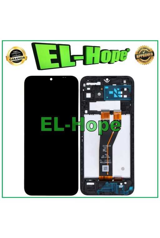 DISPLAY LCD + FRAME PER SAMSUNG GALAXY A14 5G SM-A146B TOUCH VETRO ASSEMBLATO DISPLAY LCD + FRAME PER SAMSUNG GALAXY A14 5G SM-A146B TOUCH VETRO ASSEMBLATO