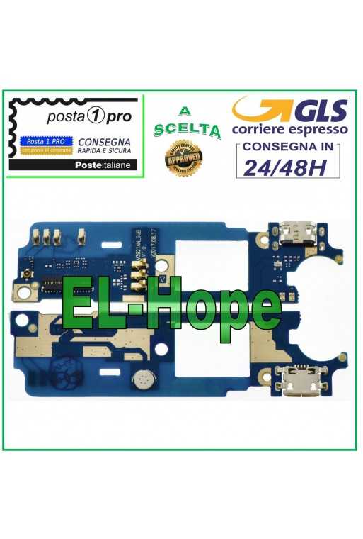 CONNETTORE RICARICA FLAT FLEX WIKO ROBBY 2 + MICROFONO DOCK MICRO USB PCB CARICA CONNETTORE RICARICA FLAT FLEX WIKO ROBBY 2 + MICROFONO DOCK MICRO USB PCB CARICA