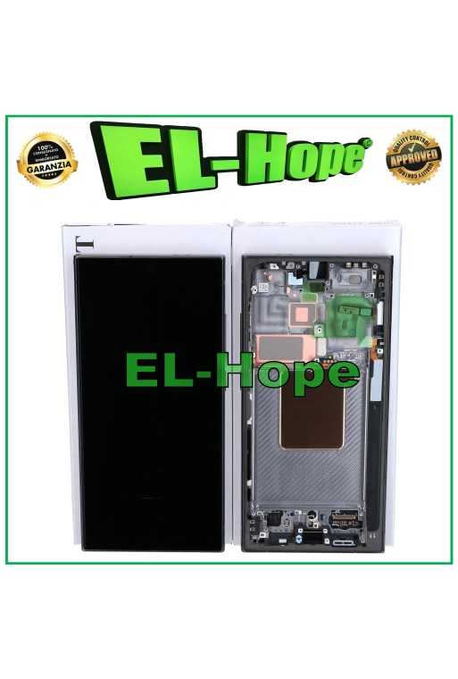 DISPLAY TOUCH ORIGINALE SAMSUNG GALAXY S24 ULTRA 5G SM-S928 TITANIUM BLACK GREEN