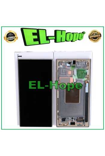 DISPLAY TOUCH LCD ORIGINALE SAMSUNG GALAXY S24 ULTRA 5G SM-S928 TITANIUM GRAY
