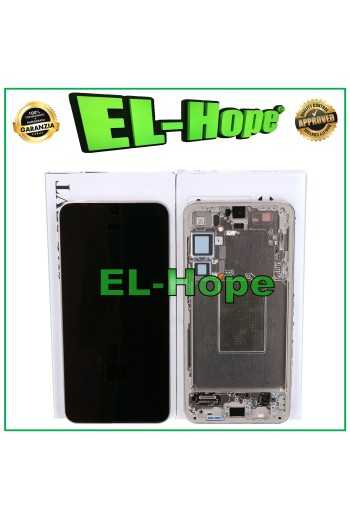 DISPLAY TOUCH FRAME ORIGINALE SAMSUNG GALAXY S24 PLUS 5G SM-S926B AMBER YELLOW