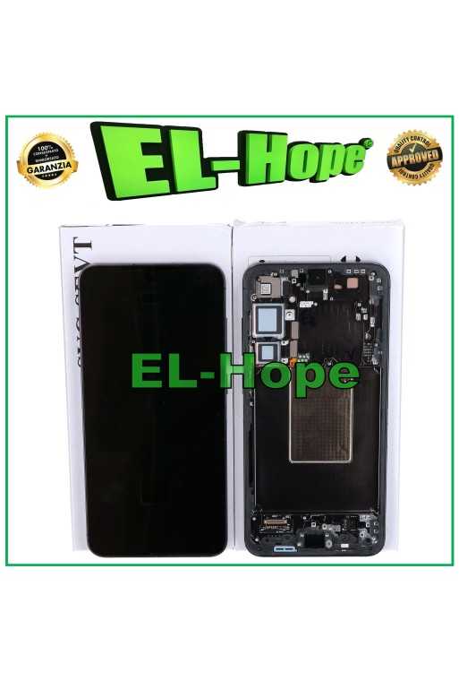 DISPLAY TOUCH FRAME ORIGINALE SAMSUNG GALAXY S24 PLUS 5G SM-S926 ONYX BLACK NERO DISPLAY TOUCH FRAME ORIGINALE SAMSUNG GALAXY S24 PLUS 5G SM-S926 ONYX BLACK NERO