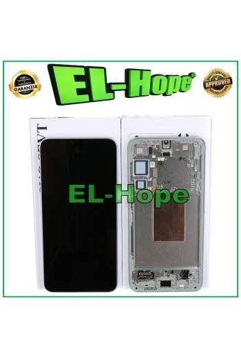 DISPLAY LCD TOUCH FRAME ORIGINALE SAMSUNG GALAXY S24 PLUS 5G SM-S926B JADE GREEN