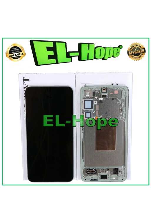 DISPLAY LCD TOUCH FRAME ORIGINALE SAMSUNG GALAXY S24 PLUS 5G SM-S926B JADE GREEN DISPLAY LCD TOUCH FRAME ORIGINALE SAMSUNG GALAXY S24 PLUS 5G SM-S926B JADE GREEN