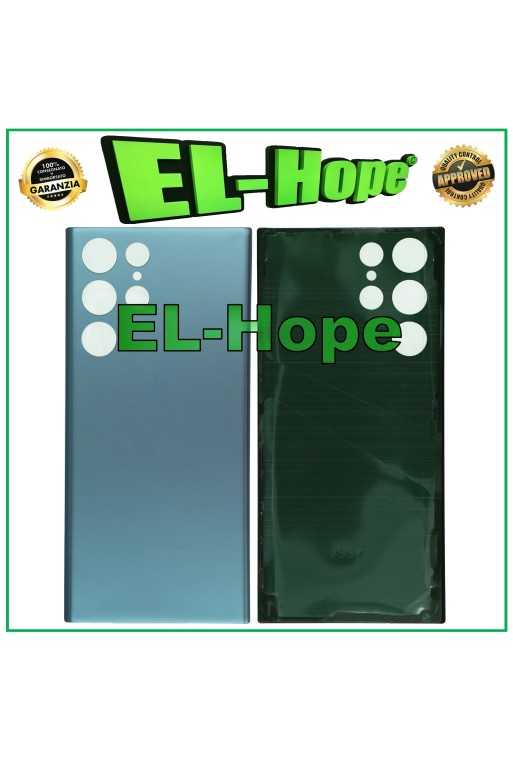 COPRI BATTERIA PER SAMSUNG GALAXY S22 ULTRA SM-S908 SCOCCA CASE POSTERIORE VERDE COPRI BATTERIA PER SAMSUNG GALAXY S22 ULTRA SM-S908 SCOCCA CASE POSTERIORE VERDE