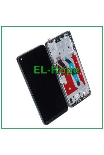 DISPLAY LCD FRAME PER HUAWEI HONOR 50 LITE NTN-LX1 L22 TOUCH SCREEN VETRO NERO
