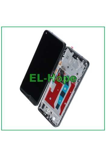 DISPLAY LCD FRAME PER HUAWEI HONOR 50 LITE NTN-LX1 L22 TOUCH SCREEN VETRO NERO