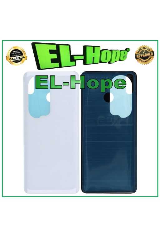 COPRI BATTERIA PER HUAWEI P50 PRO SCOCCA COPERCHIO CASE POSTERIORE BIANCO