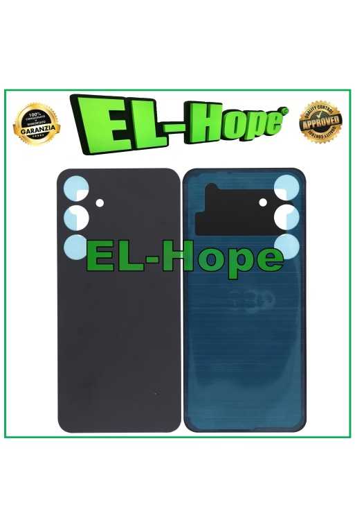COPRI BATTERIA PER SAMSUNG GALAXY S24+ PLUS SM-S926 VETRO SCOCCA POSTERIORE NERO COPRI BATTERIA PER SAMSUNG GALAXY S24+ PLUS SM-S926 VETRO SCOCCA POSTERIORE NERO
