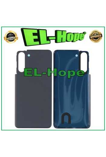 COPRI BATTERIA PER SAMSUNG GALAXY S21 SM-G991 SCOCCA CASE POSTERIORE NERO