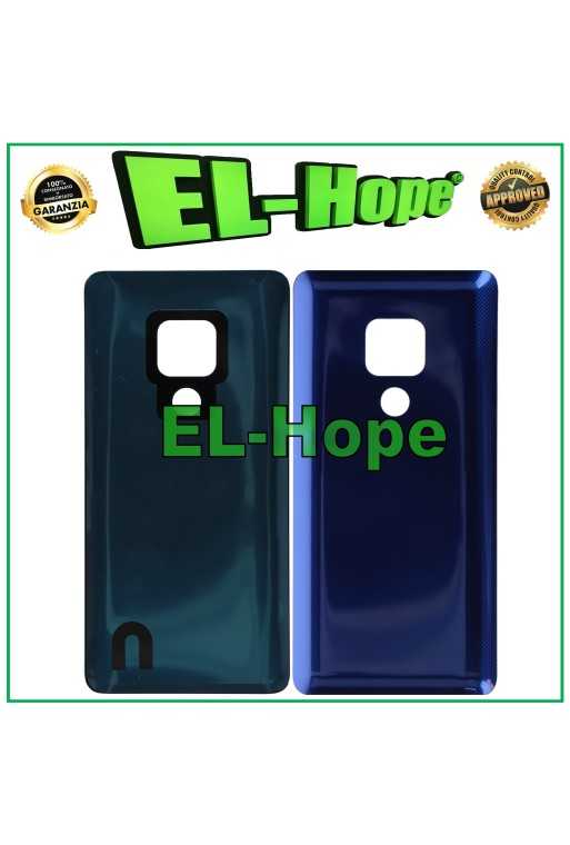 COPRI BATTERIA PER HUAWEI MATE 20 HMA SCOCCA COPERCHIO CASE POSTERIORE BLU