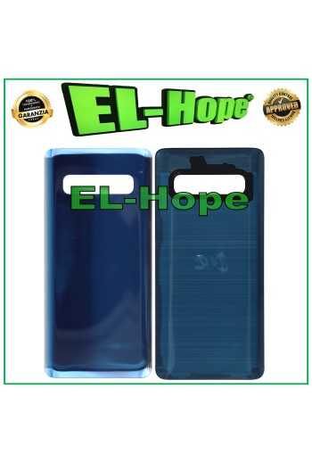 COPRI BATTERIA PER SAMSUNG GALAXY S10 SM-G973F SCOCCA COPERCHIO POSTERIORE BLU