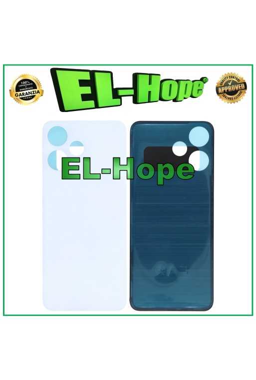 SCOCCA COPRI BATTERIA PER XIAOMI REDMI 12 5G COPERCHIO CASE POSTERIORE BIANCO SCOCCA COPRI BATTERIA PER XIAOMI REDMI 12 5G COPERCHIO CASE POSTERIORE BIANCO