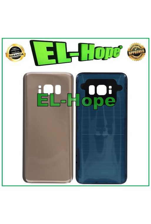 COPRI BATTERIA PER SAMSUNG GALAXY S8 SM-G950 VETRO SCOCCA CASE POSTERIORE ORO COPRI BATTERIA PER SAMSUNG GALAXY S8 SM-G950 VETRO SCOCCA CASE POSTERIORE ORO