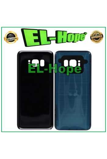 SCOCCA BATTERIA PER SAMSUNG GALAXY S8 SM-G950 VETRO COPERCHIO POSTERIORE NERO