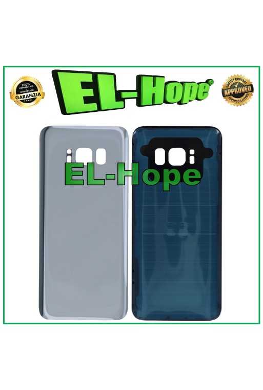 COPRI BATTERIA PER SAMSUNG GALAXY S8 SM-G950 VETRO SCOCCA CASE POSTERIORE SILVER COPRI BATTERIA PER SAMSUNG GALAXY S8 SM-G950 VETRO SCOCCA CASE POSTERIORE SILVER