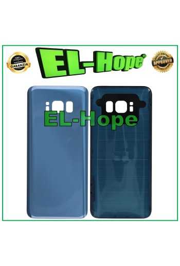 SCOCCA BATTERIA PER SAMSUNG GALAXY S8 SM-G950 VETRO COPERCHIO POSTERIORE BLU