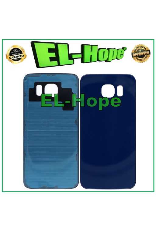 SCOCCA BATTERIA PER SAMSUNG GALAXY S6 SM-G920 CASE COPERCHIO POSTERIORE BLU NERO SCOCCA BATTERIA PER SAMSUNG GALAXY S6 SM-G920 CASE COPERCHIO POSTERIORE BLU NERO