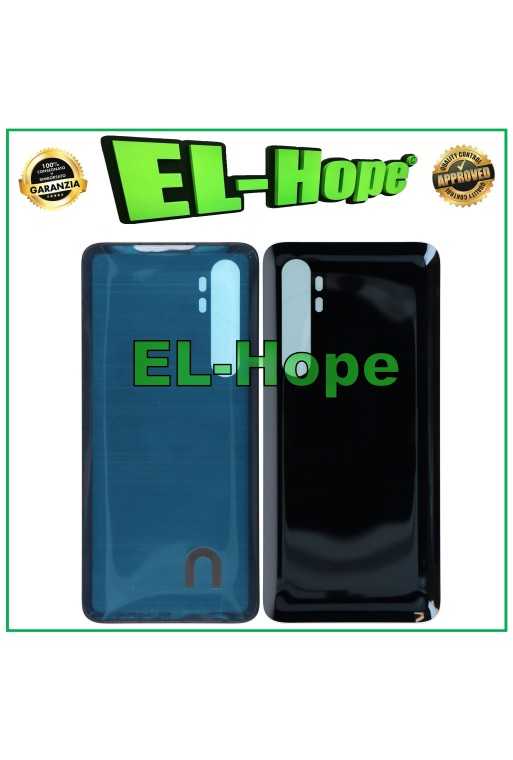 COPRI BATTERIA PER XIAOMI MI NOTE 10 LITE M2002F4LG SCOCCA CASE POSTERIORE NERO COPRI BATTERIA PER XIAOMI MI NOTE 10 LITE M2002F4LG SCOCCA CASE POSTERIORE NERO