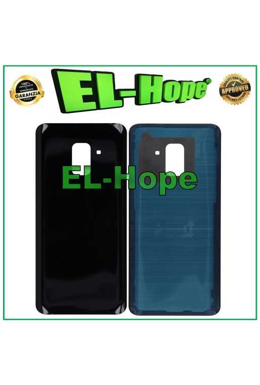 SCOCCA BATTERIA PER SAMSUNG GALAXY A8 2018 SM-A530 COPERCHIO POSTERIORE NERO SCOCCA BATTERIA PER SAMSUNG GALAXY A8 2018 SM-A530 COPERCHIO POSTERIORE NERO