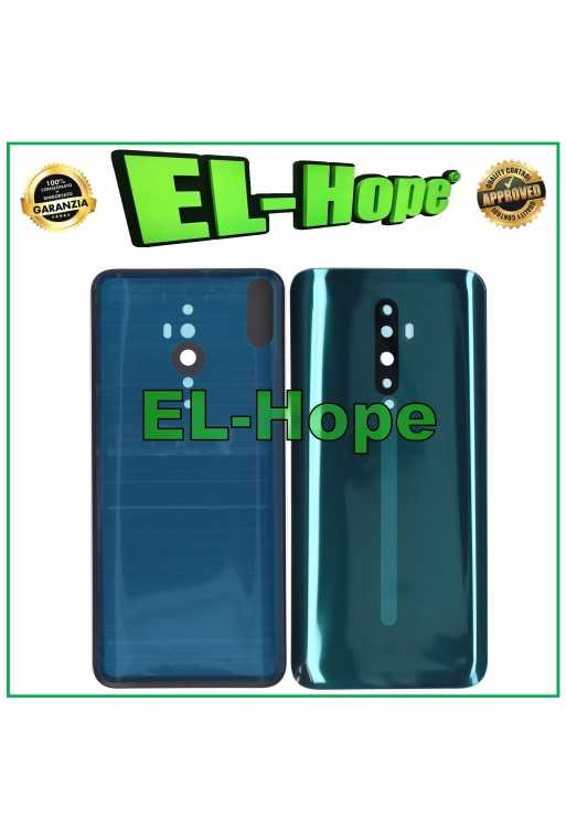 COPRI BATTERIA PER OPPO RENO 2Z CPH1945 CPH1951 BACK CASE VETRO POSTERIORE VERDE COPRI BATTERIA PER OPPO RENO 2Z CPH1945 CPH1951 BACK CASE VETRO POSTERIORE VERDE
