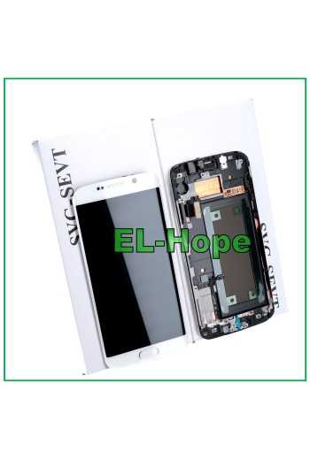DISPLAY LCD ORIGINALE SAMSUNG GALAXY S6 EDGE SM-G925F TOUCH SCREEN BIANCO