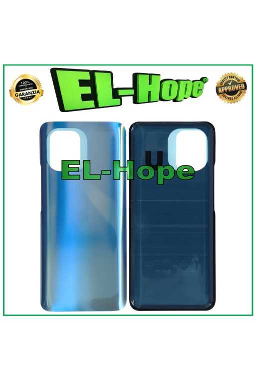 SCOCCA BATTERIA PER XIAOMI MI 11 M2011K2C COPERCHIO POSTERIORE SILVER BLU