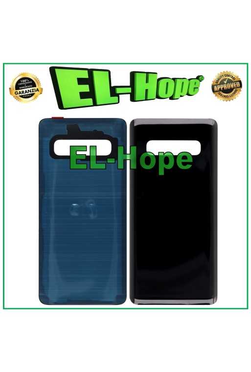 COPRI BATTERIA PER SAMSUNG GALAXY S10+ PLUS SM-G975F SCOCCA POSTERIORE NERO COPRI BATTERIA PER SAMSUNG GALAXY S10+ PLUS SM-G975F SCOCCA POSTERIORE NERO