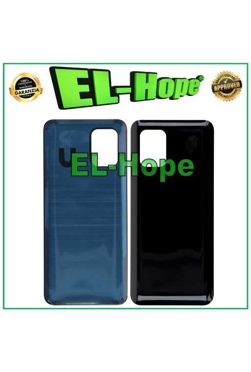 SCOCCA COPRI BATTERIA PER XIAOMI MI 10 LITE BACK CASE COPERCHIO POSTERIORE NERO SCOCCA COPRI BATTERIA PER XIAOMI MI 10 LITE BACK CASE COPERCHIO POSTERIORE NERO