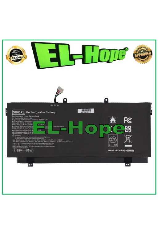 BATTERIA PER PC NOTEBOOK HP HSTNNLB7L 5035 mAh 11.55V NERA PARI ORIGINALE