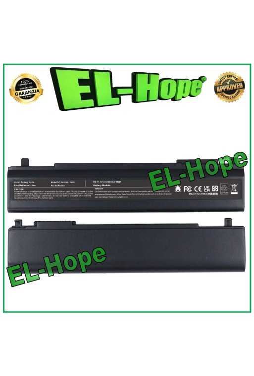 BATTERIA PER NOTEBOOK TOSHIBA PA5162-IBRS 5200mAh 11.1V 58Wh NERA PARI ORIGINALE BATTERIA PER NOTEBOOK TOSHIBA PA5162-IBRS 5200mAh 11.1V 58Wh NERA PARI ORIGINALE