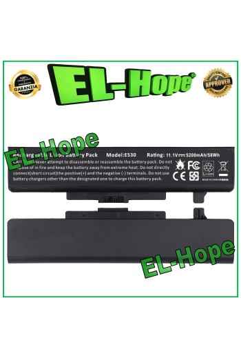 BATTERIA PER PC NOTEBOOK LENOVO E530 L11N6R01 5200 mAh 11.1V NERA PARI ORIGINALE
