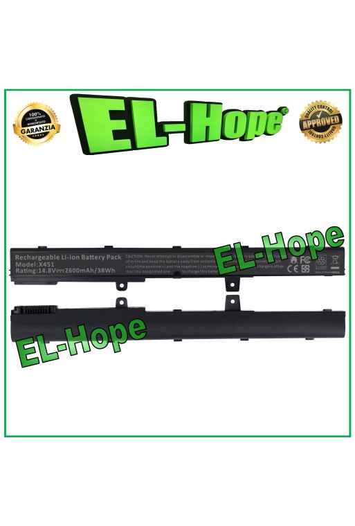BATTERIA PER PC NOTEBOOK ASUS P551C P551CA R411C R411CA X451C X451CA8 2600 mAh BATTERIA PER PC NOTEBOOK ASUS P551C P551CA R411C R411CA X451C X451CA8 2600 mAh