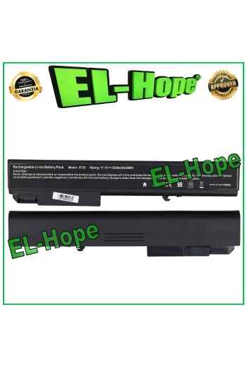 BATTERIA PER NOTEBOOK HP 8730 HSTNN 8530 8740 5200 mAh 11.1V NERA PARI ORIGINALE