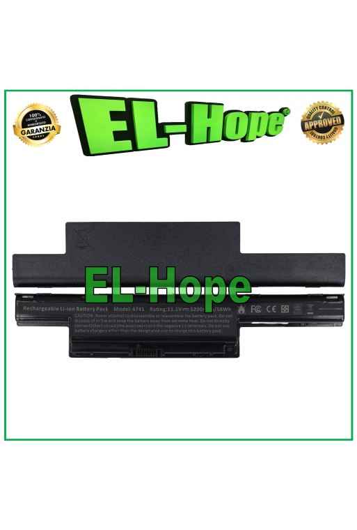 BATTERIA PER NOTEBOOK ACER LCBTP0A017 LCBTP01031 BT00903013 NERA PARI ORIGINALE