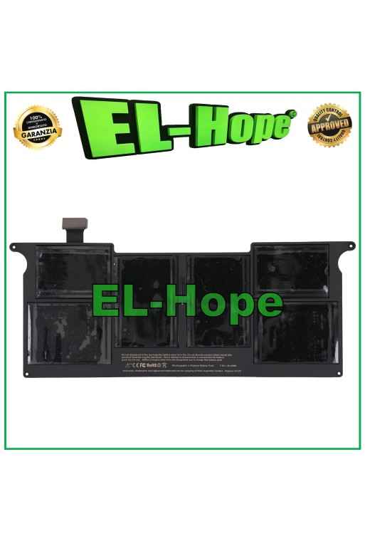 BATTERIA DI RICAMBIO A1375 PER APPLE MACBOOK AIR 11" A1370 5150 mAh 7.4V 36Wh BATTERIA DI RICAMBIO A1375 PER APPLE MACBOOK AIR 11" A1370 5150 mAh 7.4V 36Wh