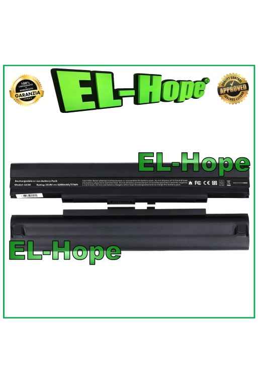 BATTERIA PER NOTEBOOK ASUS A41-UL50 A41-UL30 5200 mAh 14.8V NERA PARI ORIGINALE