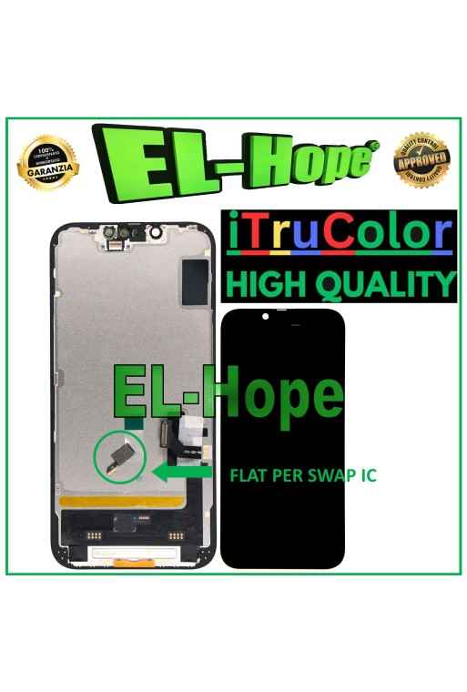 DISPLAY LCD iTruColor HARD OLED PREMIUM PER APPLE IPHONE 14 TOUCH SCREEN SCHERMO DISPLAY LCD iTruColor HARD OLED PREMIUM PER APPLE IPHONE 14 TOUCH SCREEN SCHERMO