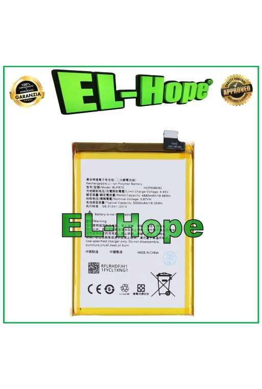 BATTERIA BLP875 PER OPPO REALME NARZO 50 5G RMX3571 RMX3572 PARI ORIGINALE BATTERIA BLP875 PER OPPO REALME NARZO 50 5G RMX3571 RMX3572 PARI ORIGINALE