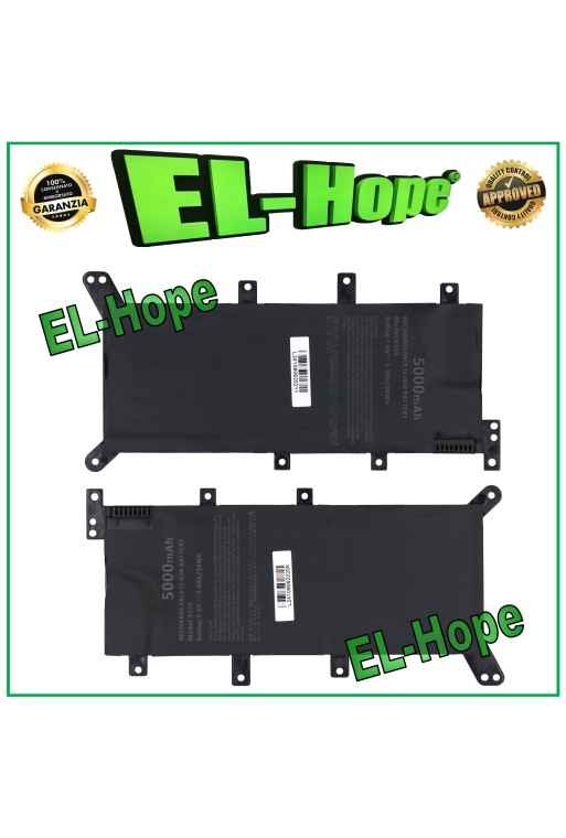 BATTERIA PER PC NOTEBOOK ASUS X555 5000 mAh 7.6V / 38Wh NERA PARI ORIGINALE BATTERIA PER PC NOTEBOOK ASUS X555 5000 mAh 7.6V / 38Wh NERA PARI ORIGINALE