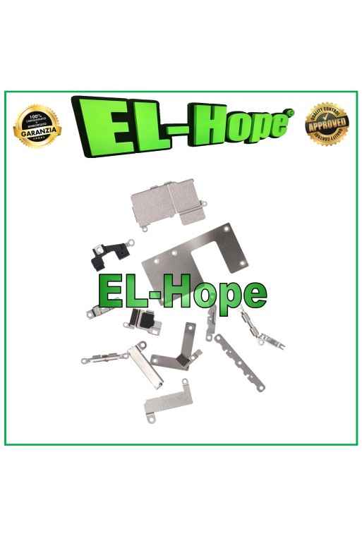 SET KIT COMPLETO SUPPORTI STAFFE SCHERMATURE INTERNE PER IPHONE 11 SET KIT COMPLETO SUPPORTI STAFFE SCHERMATURE INTERNE PER IPHONE 11