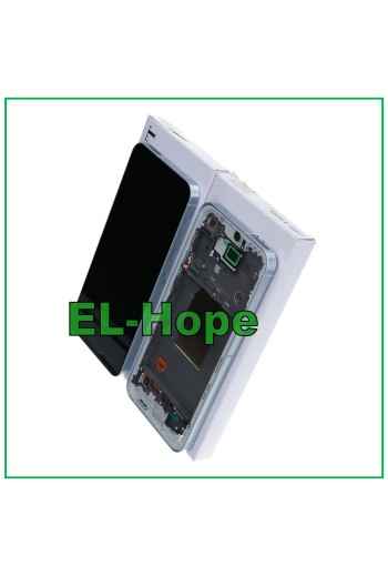 DISPLAY TOUCH LCD OLED ORIGINALE SAMSUNG GALAXY A55 5G 2024 SM-A556 FRAME BLU