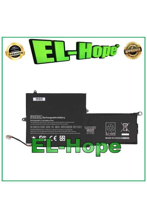 BATTERIA PER PC NOTEBOOK HP PK03XL HSTNN-DB6S 4810 mAh 11.4V 56Wh PARI ORIGINALE