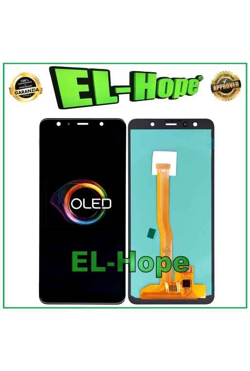 DISPLAY LCD OLED PER SAMSUNG GALAXY A7 2018 SM-A750F TOUCH SCREEN VETRO NERO DISPLAY LCD OLED PER SAMSUNG GALAXY A7 2018 SM-A750F TOUCH SCREEN VETRO NERO