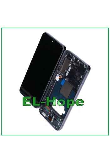 DISPLAY LCD TFT FRAME PER SAMSUNG GALAXY S22 2022 SM-S901 TOUCH SCHERMO NERO