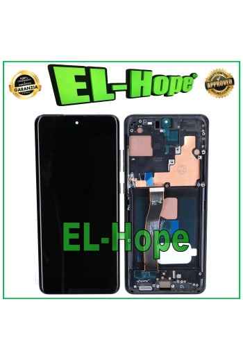 DISPLAY OLED TOUCH SCREEN + FRAME PER SAMSUNG GALAXY S20 ULTRA SM-G988 NERO