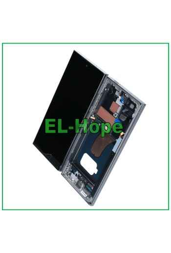 DISPLAY LCD OLED TOUCH + FRAME PER SAMSUNG GALAXY S23 ULTRA SM-S918 GREEN VERDE