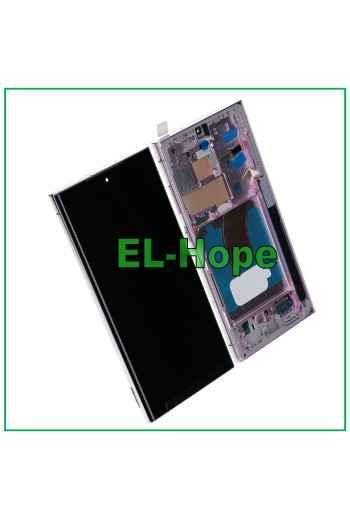 DISPLAY LCD OLED TOUCH + FRAME PER SAMSUNG GALAXY S23 ULTRA SM-S918 LAVENDER