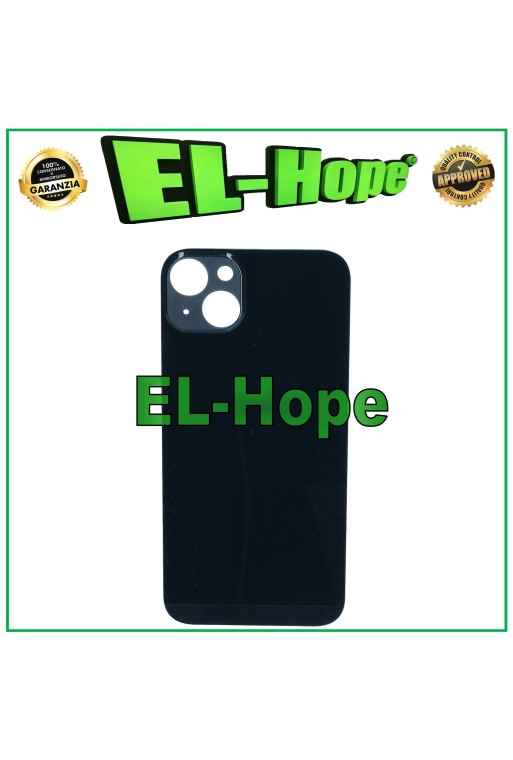 CASE VETRO SCOCCA POSTERIORE COPRI BATTERIA PER IPHONE 14 PLUS BIG HOLE NERO CASE VETRO SCOCCA POSTERIORE COPRI BATTERIA PER IPHONE 14 PLUS BIG HOLE NERO